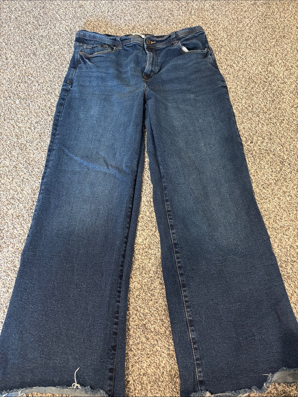 Kenzie Jeans High Rise wide Leg Women’s Wide Leg Jeans Dark Blue 14/32
